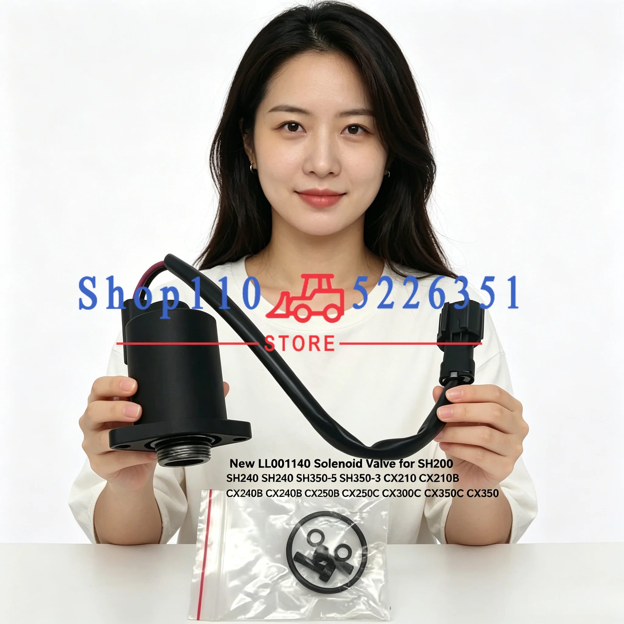 New LL001140 Solenoid Valve for SH200 SH240 SH350-5 SH350-3 CX210 CX210B CX240B CX250C CX300C CX350C CX350
New LL001140 Solenoid Valve for SH200 SH240 SH350-5 SH350-3 CX210 CX210B CX240B CX250C CX300C CX350C CX350