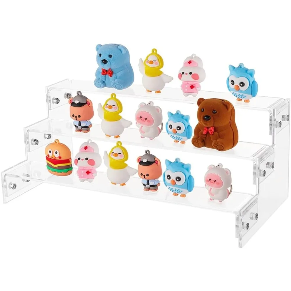 3 Tiers Acrylic Risers Display Shelf Clear Display Risers Stand Perfume Organizer Display Riser Figures Display Stand
3 Tiers Acrylic Risers Display Shelf Clear Display Risers Stand Perfume Organizer Display Riser Figures Display Stand