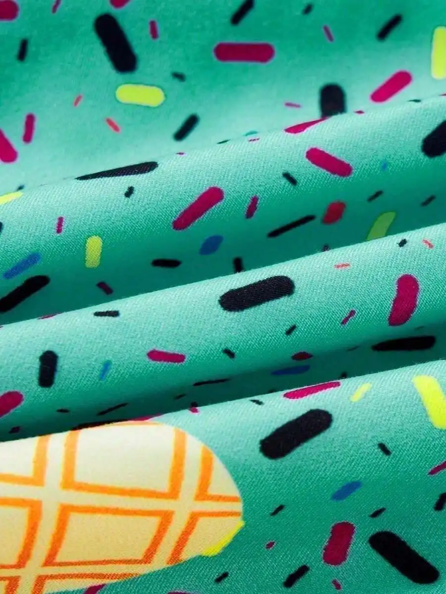 Mesh Ice Cream Print Shorts Oversized Casual Sport Gym Shorts With Pockets
Mesh Ice Cream Print Shorts Oversized Casual Sport Gym Shorts With Pockets