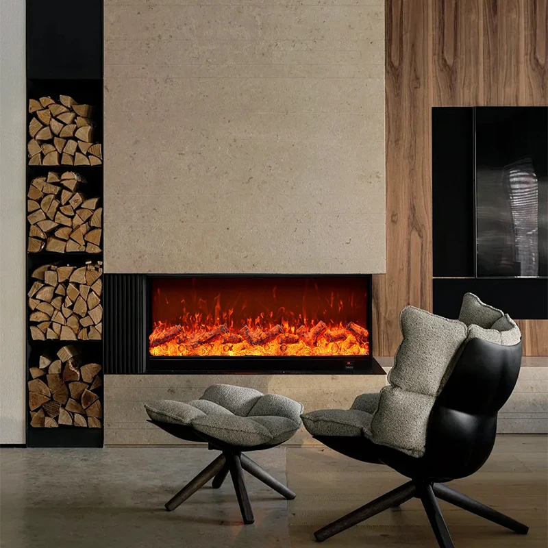 Ultra Slim Recessed Electric Fireplace 7 RGB Color Flame Remote Control Built-in Heater Modern Living Room Wall Decor
Ultra Slim Recessed Electric Fireplace 7 RGB Color Flame Remote Control Built-in Heater Modern Living Room Wall Decor