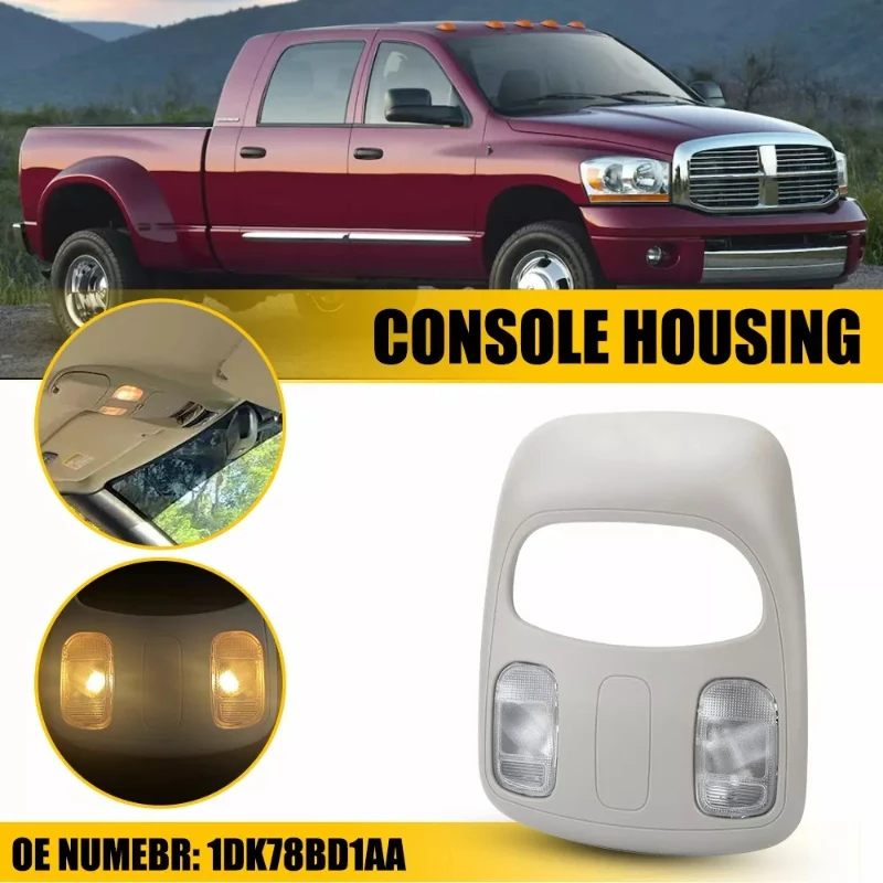 1DK78BD1AA Overhead Console Housing Assembly Roof Light For 2006~2009 Ram 1500 2500 3500 OverHead Light Console Reading Light
1DK78BD1AA Overhead Console Housing Assembly Roof Light For 2006~2009 Ram 1500 2500 3500 OverHead Light Console Reading Light