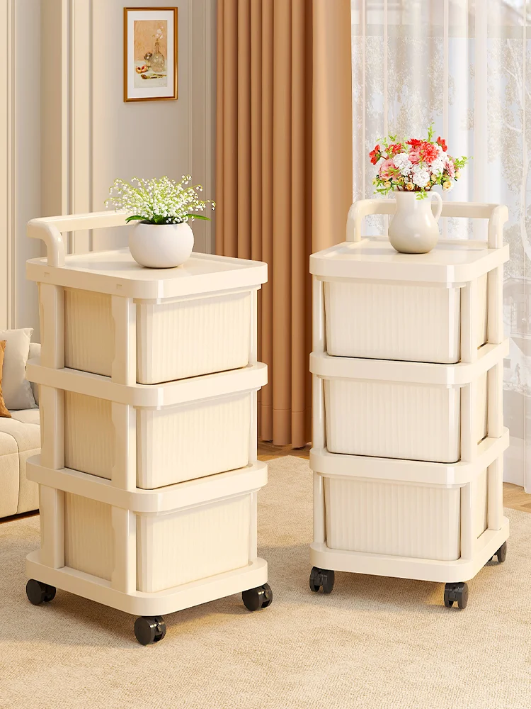 Mobile Multi-layer Storage Ra Der-sle Stand Living Room Sna Storage Cabinet Home Use Moving Floor-standing Organizer
Mobile Multi-layer Storage Ra Der-sle Stand Living Room Sna Storage Cabinet Home Use Moving Floor-standing Organizer