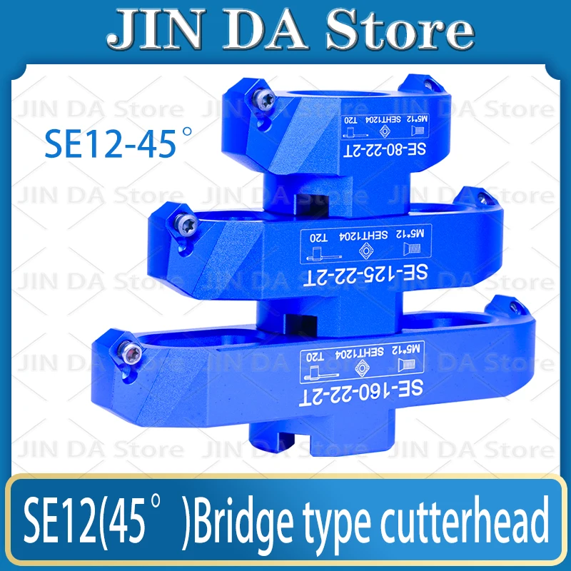 SE12 KM12 end milling cutter head 45 ° milling disc suitable for FMB22 FMB27 tool holder SEHT1204 milling insert
SE12 KM12 end milling cutter head 45 ° milling disc suitable for FMB22 FMB27 tool holder SEHT1204 milling insert