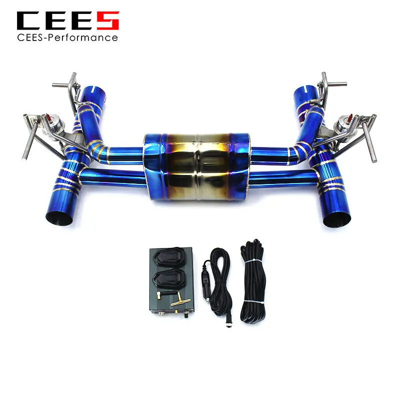 CEES Catback Exhaust for Ferrari488 2015-2019 Performance Exhaust Pipe Muffler Titanium Alloy Valve Escape Car Exhaust System
CEES Catback Exhaust for Ferrari488 2015-2019 Performance Exhaust Pipe Muffler Titanium Alloy Valve Escape Car Exhaust System
