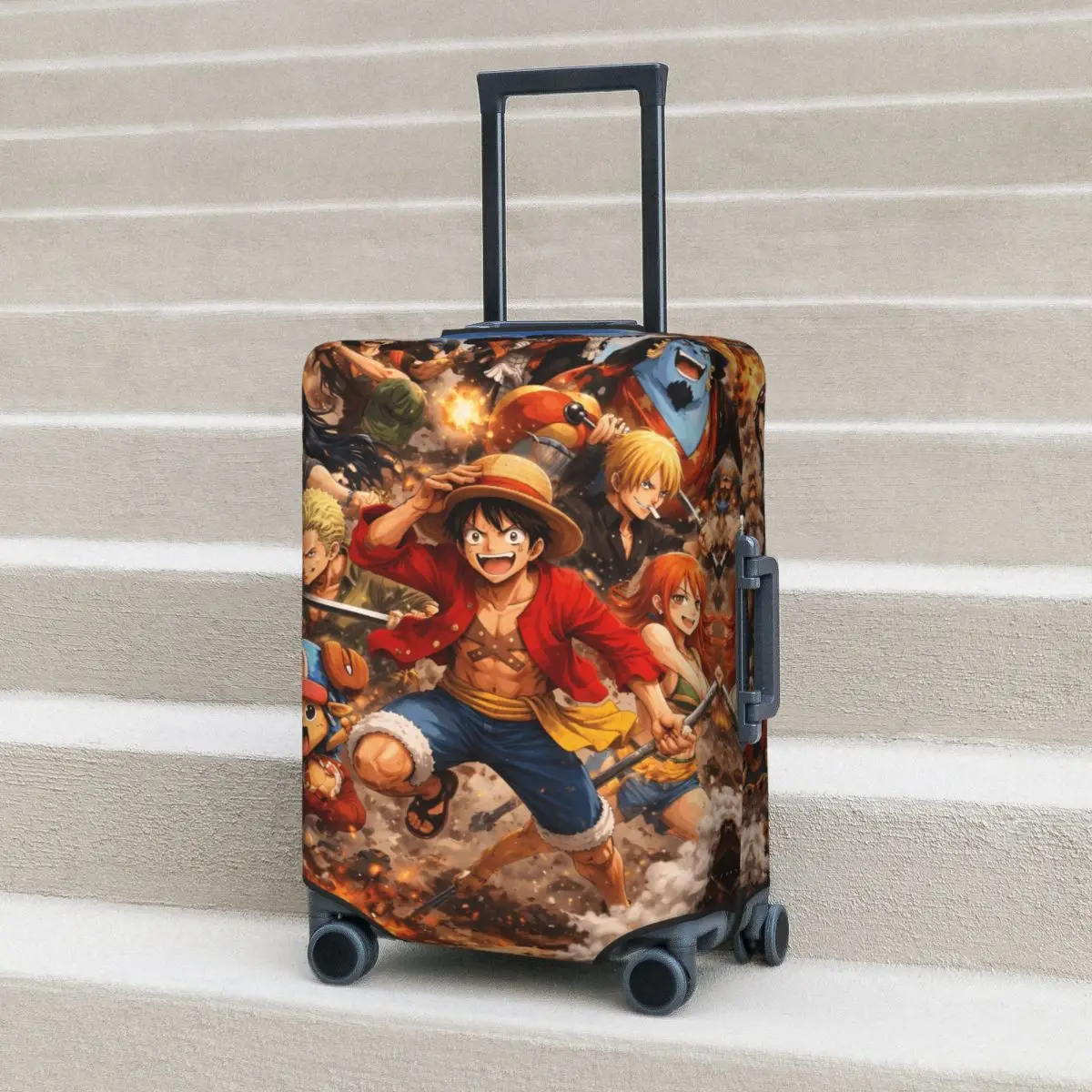 Dramatic Luffy Art One Piece Suitcase Cover Flight Business Fun Luggage Accesories Protection
Dramatic Luffy Art One Piece Suitcase Cover Flight Business Fun Luggage Accesories Protection