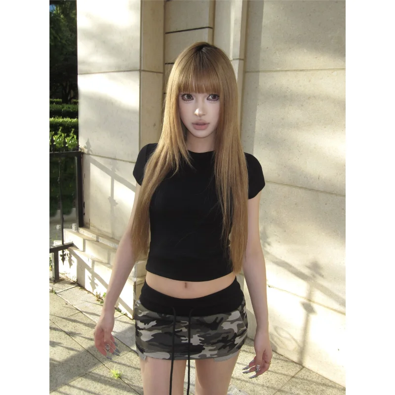 Модная женская модная облегающая юбка в стиле пикантных девушек с широкими ребристыми камуфляжами и низкой талией, ультра-отра-юбка, повседневная полиэстеровая юбка...
Модная женская модная облегающая юбка в стиле пикантных девушек с широкими ребристыми камуфляжами и низкой талией, ультра-отра-юбка, повседневная полиэстеровая юбка...