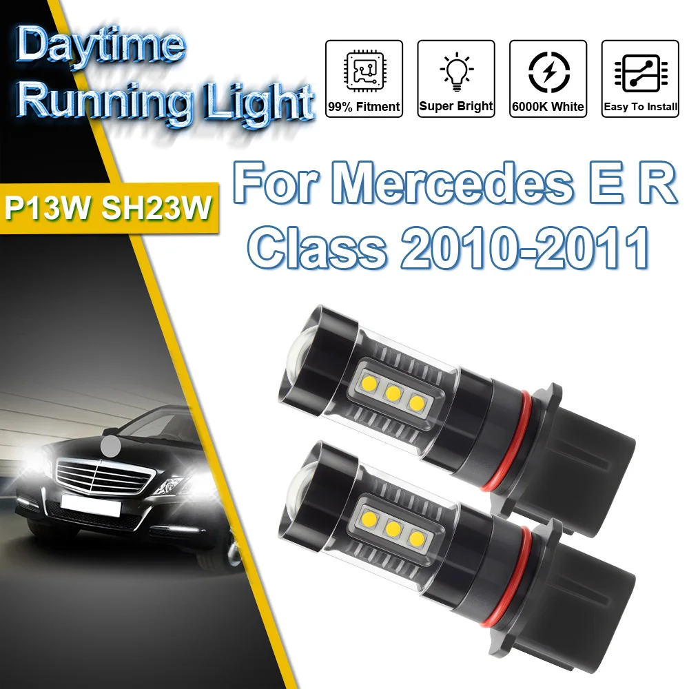 Mini Flashing Led Daytime Running Light Ampoule For Mercedes E R Class 2010-2011 High Quality Super Bright Easy To Install DRL
Mini Flashing Led Daytime Running Light Ampoule For Mercedes E R Class 2010-2011 High Quality Super Bright Easy To Install DRL