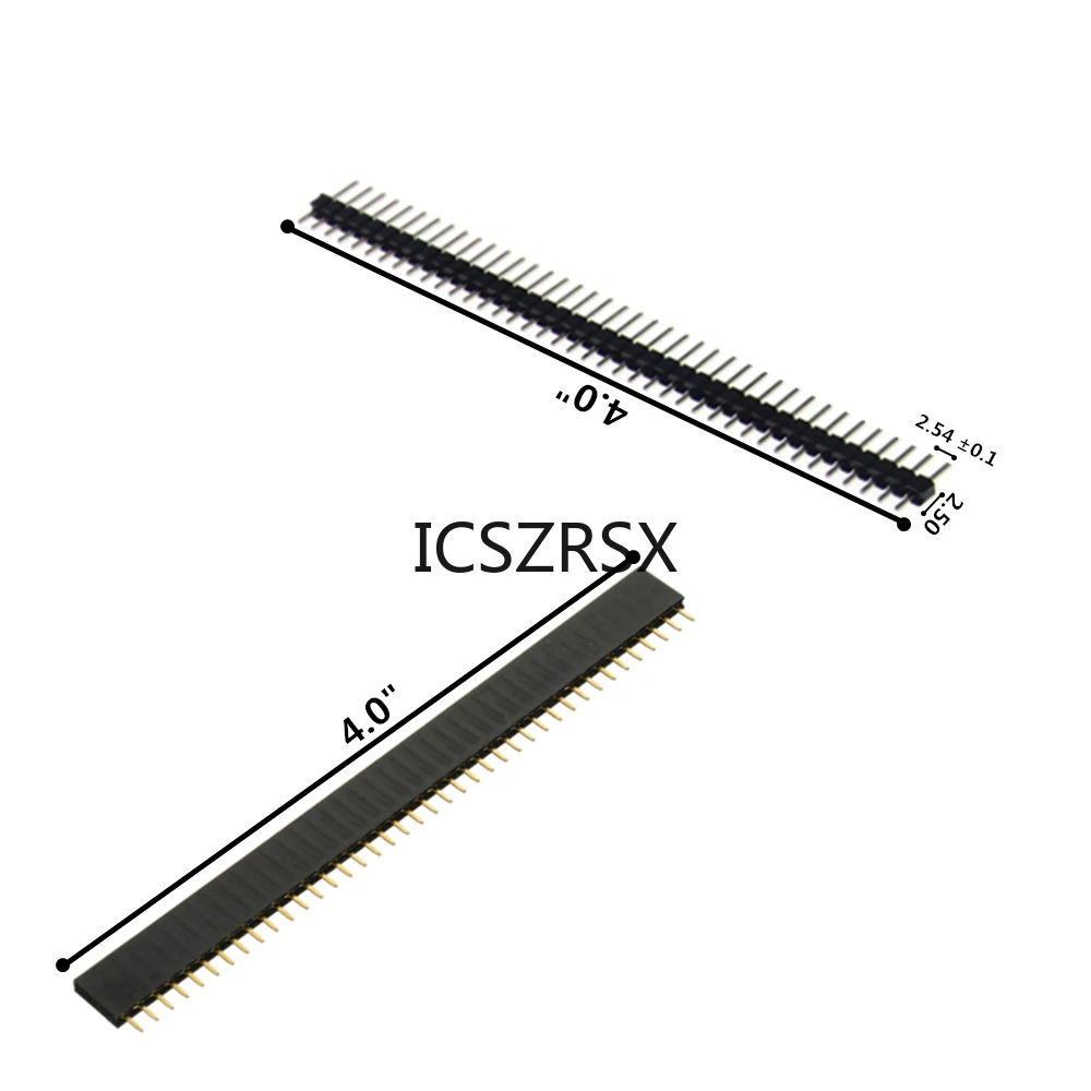 10pcs 5 pairs 40 Pin 1x40 Single Row Male and Female 2.54 Breakable Pin Header PCB JST Connector Strip for Arduino Black
10pcs 5 pairs 40 Pin 1x40 Single Row Male and Female 2.54 Breakable Pin Header PCB JST Connector Strip for Arduino Black