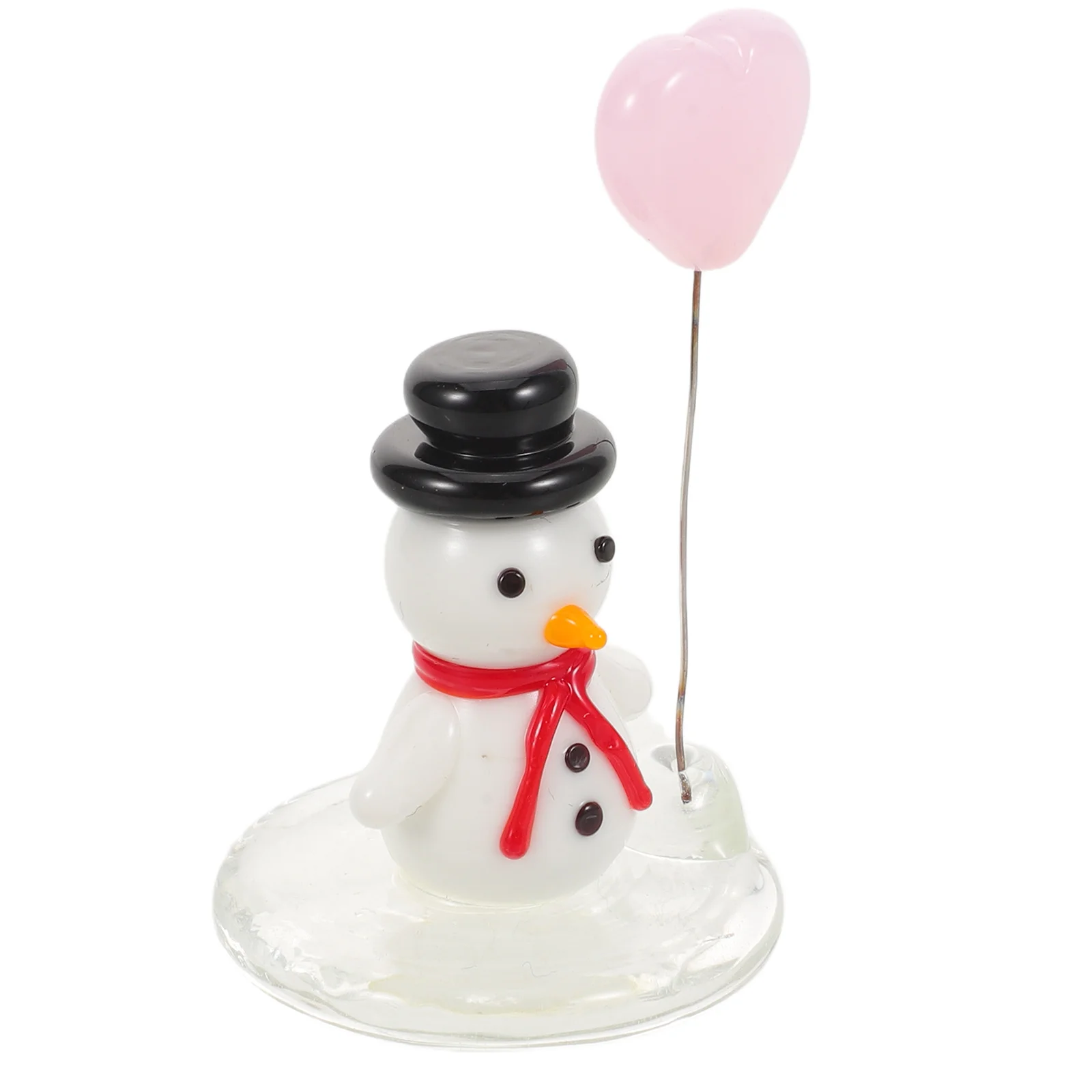 Glass Snowman Tabletop Christmas Ornament Miniature Indoor Holiday Snowman Decoration Desktop Statue Festive Decor
Glass Snowman Tabletop Christmas Ornament Miniature Indoor Holiday Snowman Decoration Desktop Statue Festive Decor