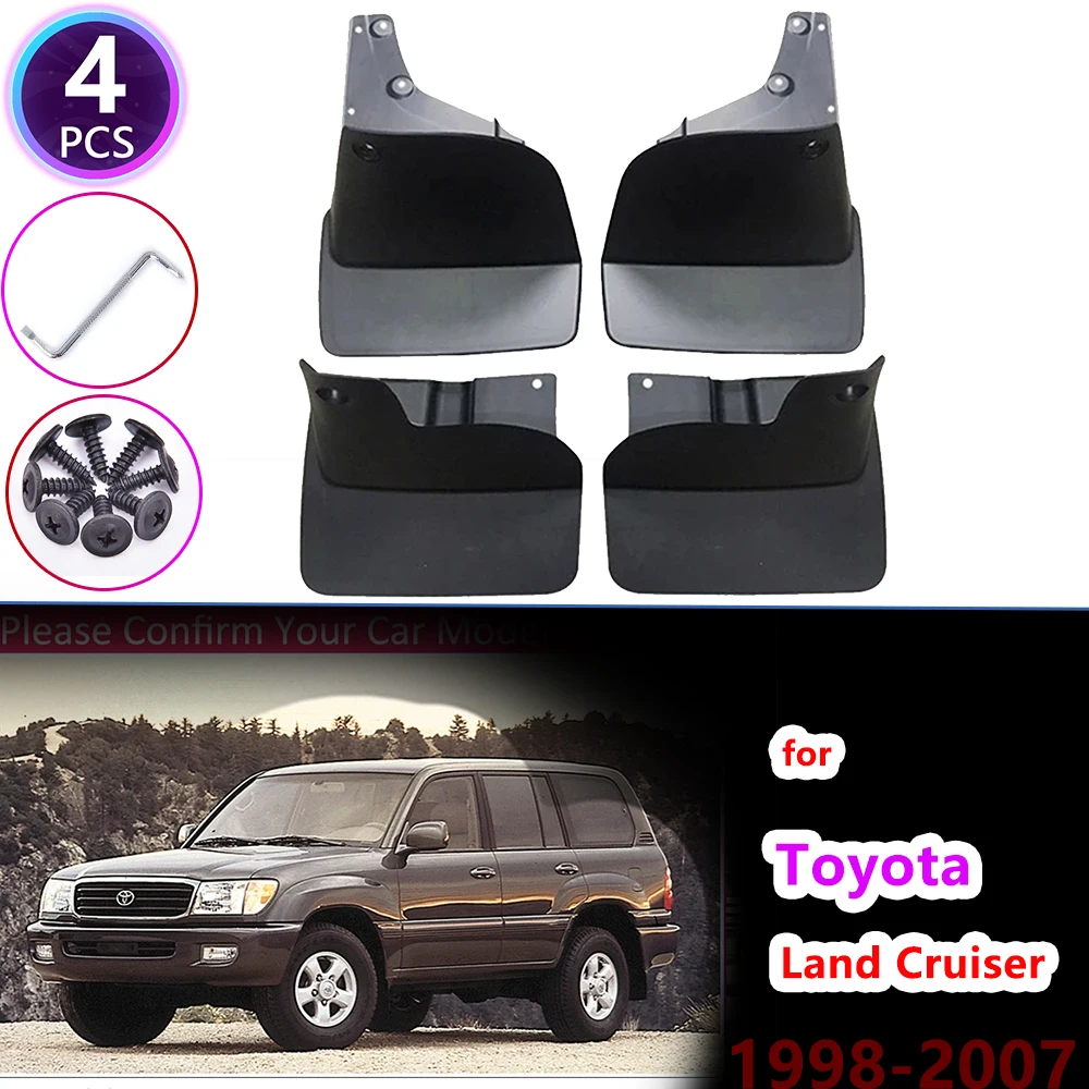 Mudflap for Toyota Land Cruiser LC100 FJ100 1998~2007 Fender Mud Guard Flap Splash Flaps Mudguards Accessories 1999 2000 2001
Mudflap for Toyota Land Cruiser LC100 FJ100 1998~2007 Fender Mud Guard Flap Splash Flaps Mudguards Accessories 1999 2000 2001