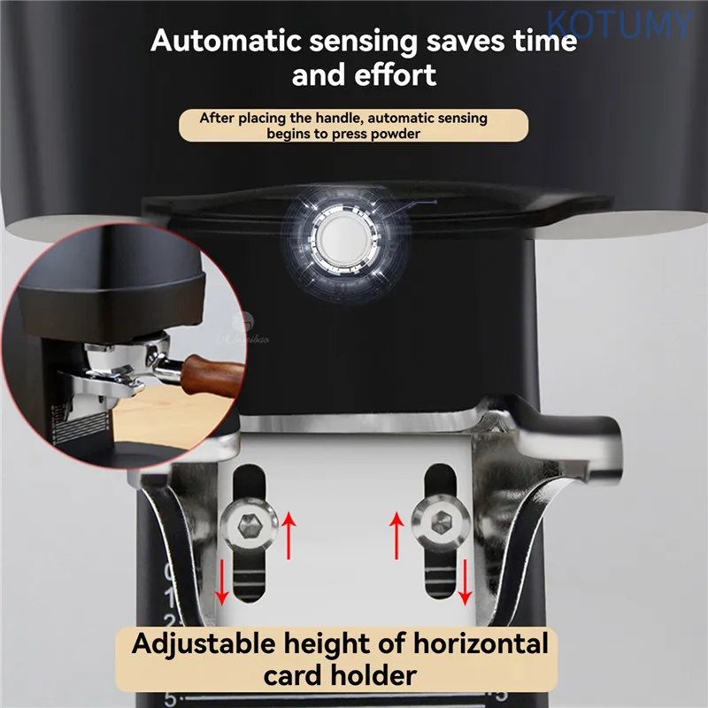 Electric Coffee Tamper 58mm Adjustable Pressure Force Professional Tool for Commercial And Home Use Automatic
Electric Coffee Tamper 58mm Adjustable Pressure Force Professional Tool for Commercial And Home Use Automatic