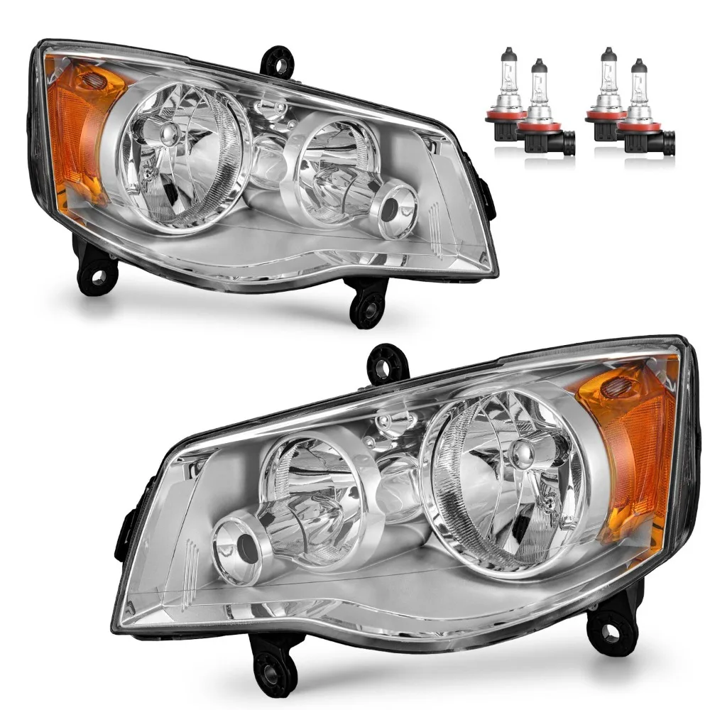 Headlights For 2008-2016 Chrysler Town&Country,11-20 Dodge Grand Caravan w/Bulbs
Headlights For 2008-2016 Chrysler Town&Country,11-20 Dodge Grand Caravan w/Bulbs