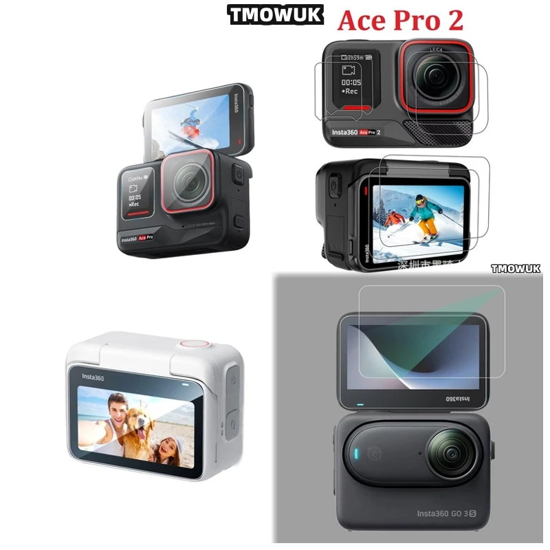For Insta360 Link 2C GO3S Accessories, Hard Tempered Glass LCD Screen Protector + TPU Soft Lens Film Cover For One RS Link 2 GO
For Insta360 Link 2C GO3S Accessories, Hard Tempered Glass LCD Screen Protector + TPU Soft Lens Film Cover For One RS Link 2 GO
