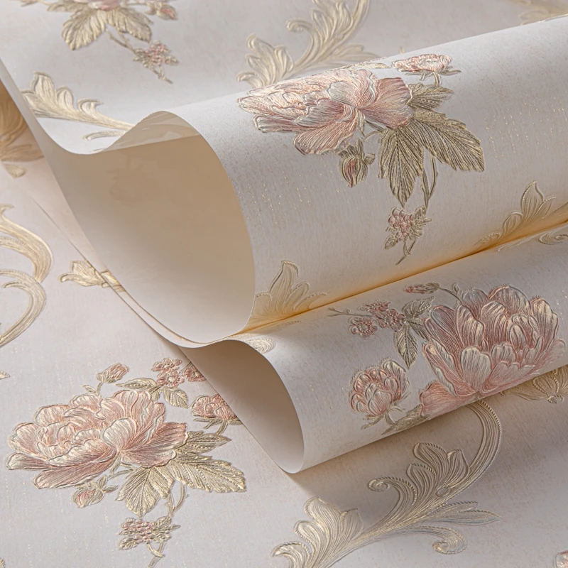 3D Embossed Exquisite European Flowers Non-Woven Wallpaper Damascus Wedding House Princess Room Pink Floral Wallpaper
3D Embossed Exquisite European Flowers Non-Woven Wallpaper Damascus Wedding House Princess Room Pink Floral Wallpaper