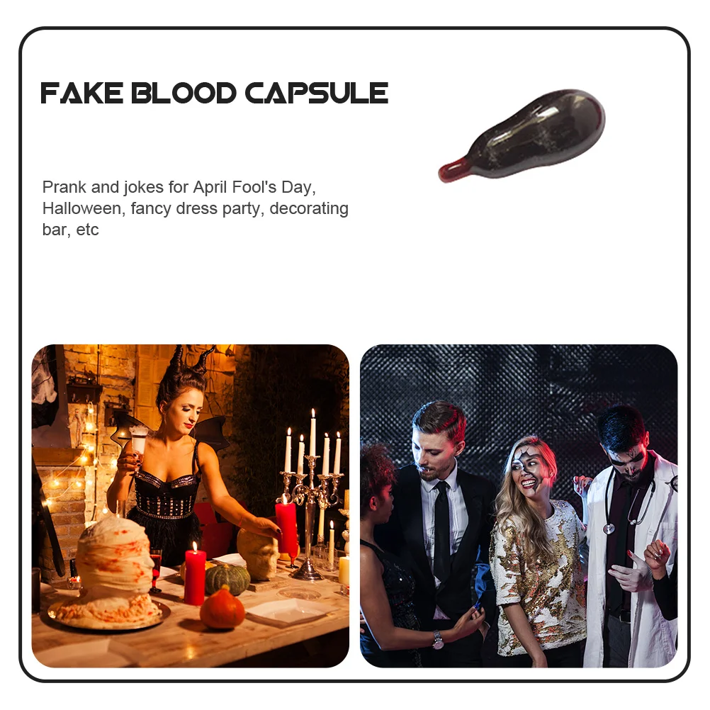 20 шт., капсулы с поддельной крови, таблетки с кровью на Хэллоуин, имитация ужасов, реквизит, товары для вечеринок, страшные шапки, забавные шапки, реквизит ужасов 
20 шт., капсулы с поддельной крови, таблетки с кровью на Хэллоуин, имитация ужасов, реквизит, товары для вечеринок, страшные шапки, забавные шапки, реквизит ужасов