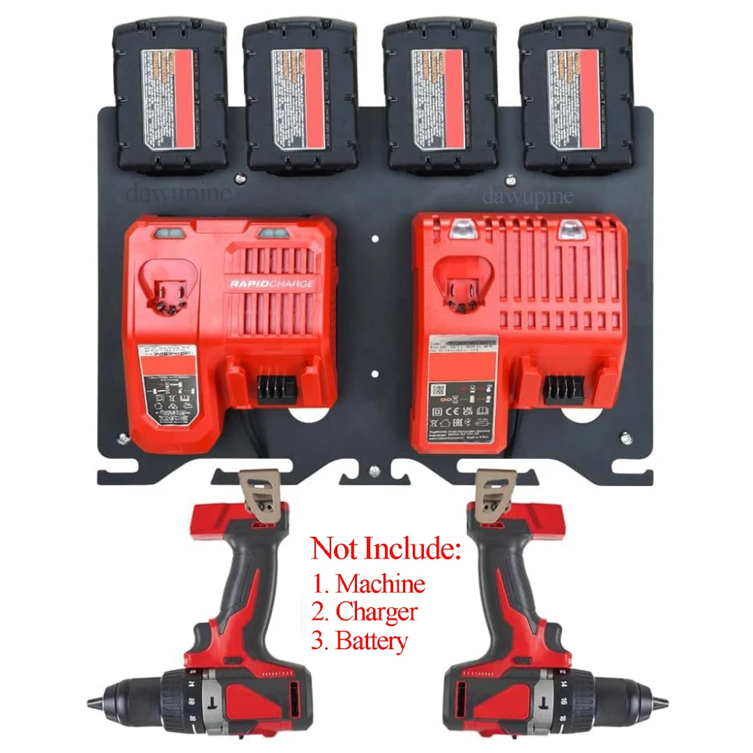 Power Tool Battery Wall Mounts Storage Stand Holder For Milwaukee For M18 Machine Bracket Fixing Drills Storage M18DFC M12-18FC
Power Tool Battery Wall Mounts Storage Stand Holder For Milwaukee For M18 Machine Bracket Fixing Drills Storage M18DFC M12-18FC