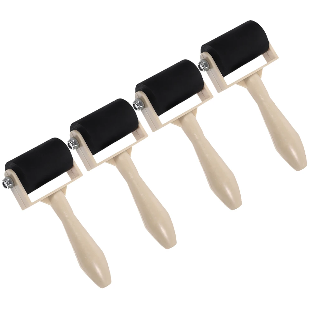 4 Pcs Printing and Rubbing Tools Household Craft Roller Painting Accessory Small Ink Printmaking Portable Rubber Child
4 Pcs Printing and Rubbing Tools Household Craft Roller Painting Accessory Small Ink Printmaking Portable Rubber Child