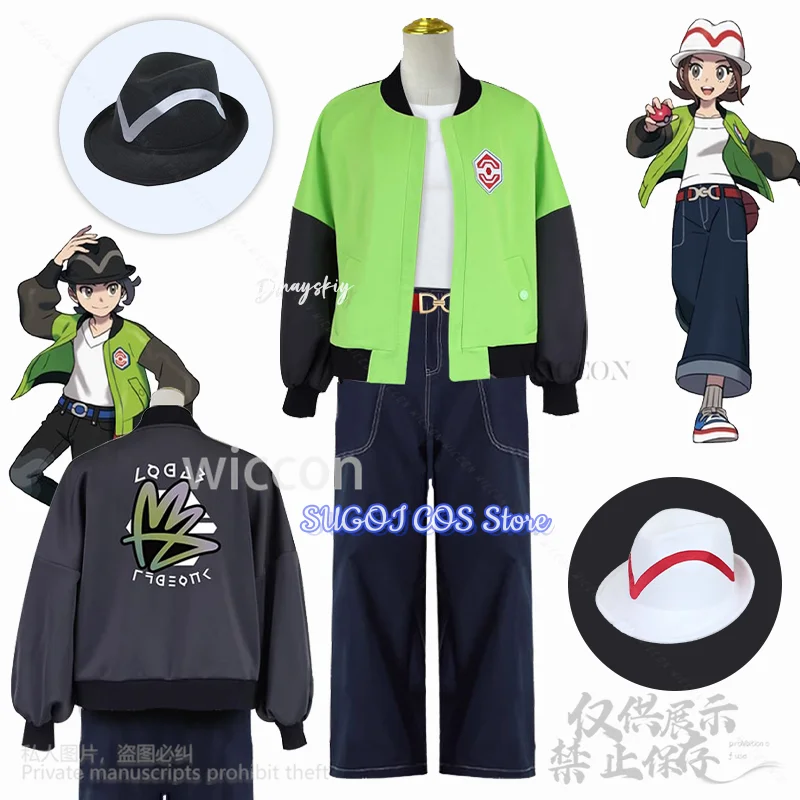 New Anime Game LEGENDS Z-A Cosplay Hero Heroine Costume Green Black Jacket Long Sleeve Baseball Uniform Hat Boy Girls Cos
New Anime Game LEGENDS Z-A Cosplay Hero Heroine Costume Green Black Jacket Long Sleeve Baseball Uniform Hat Boy Girls Cos