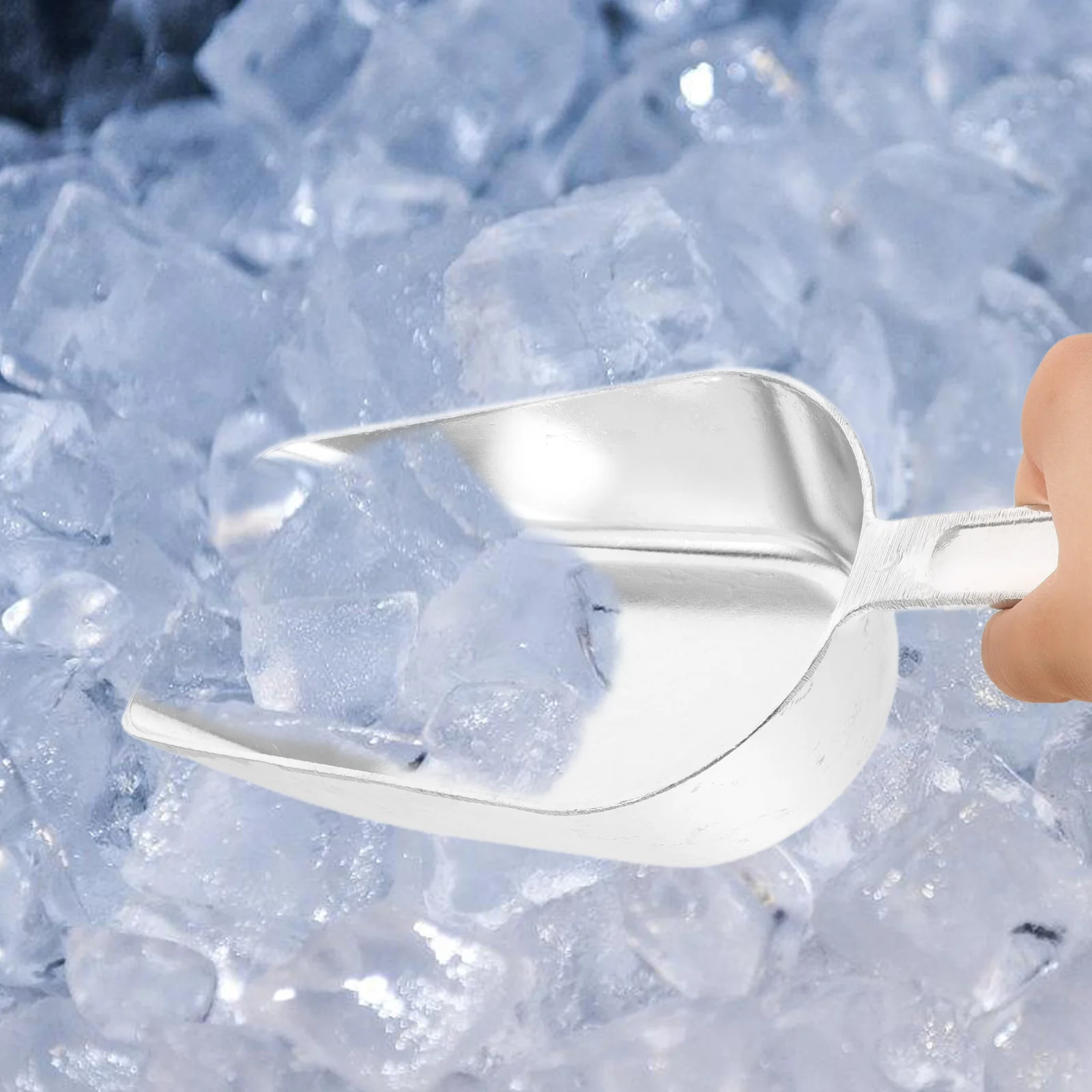Ice Shovel Scoop Cube for Freezer Outdoor Refrigerator Aluminum Alloy Rice Scooper Grain
Ice Shovel Scoop Cube for Freezer Outdoor Refrigerator Aluminum Alloy Rice Scooper Grain