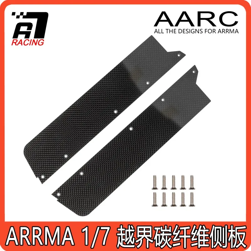 55mm Wide Carbon Fiber Side Panels Skirt for ARRMA 1/7 Felony Infraction Limitless RC Upgrade Accessories
55mm Wide Carbon Fiber Side Panels Skirt for ARRMA 1/7 Felony Infraction Limitless RC Upgrade Accessories