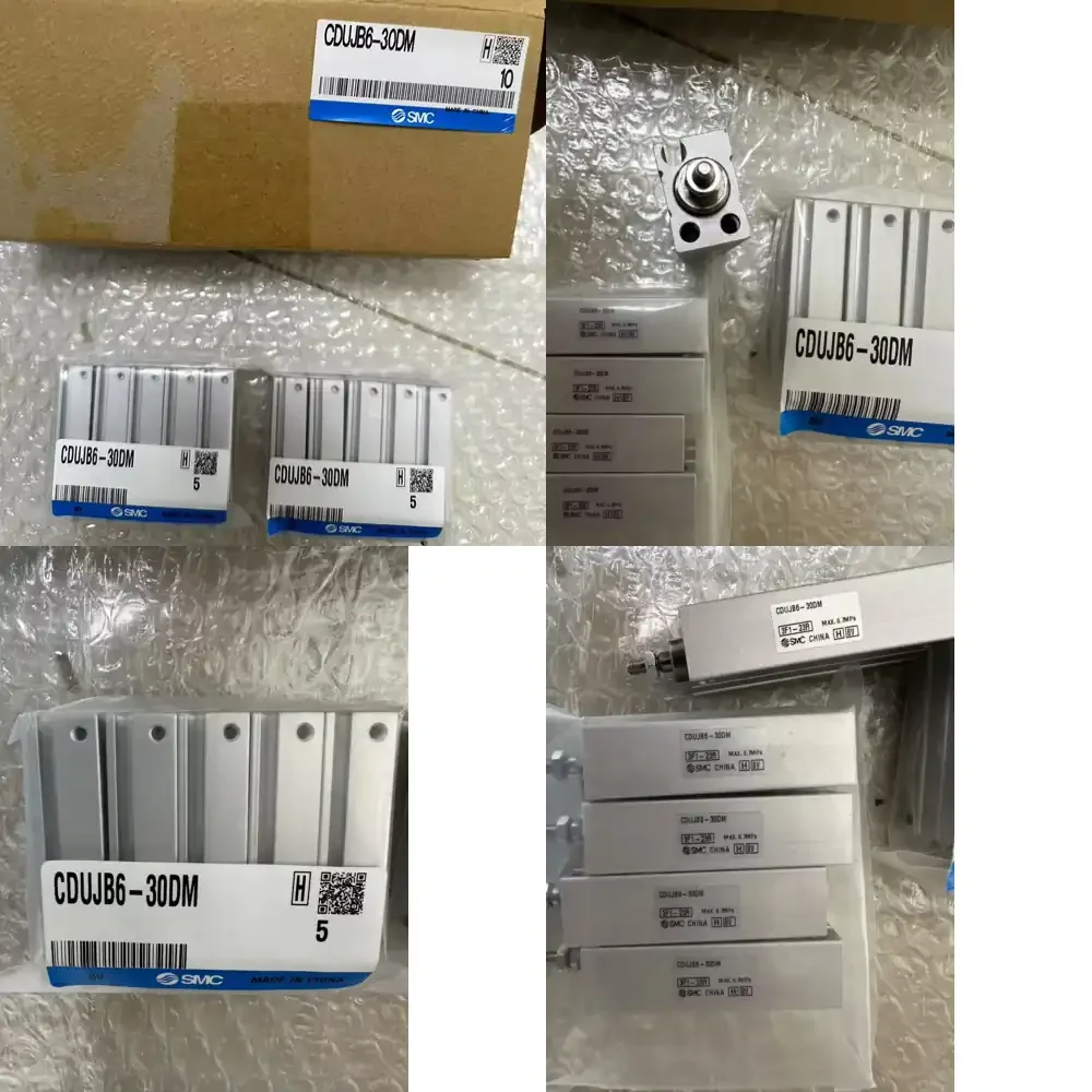 SMC CDUJB6-30DM Free Mounting Pneumatic Parts Small Copper Cylinder Fittings Genuine Products with Original Packaging
SMC CDUJB6-30DM Free Mounting Pneumatic Parts Small Copper Cylinder Fittings Genuine Products with Original Packaging