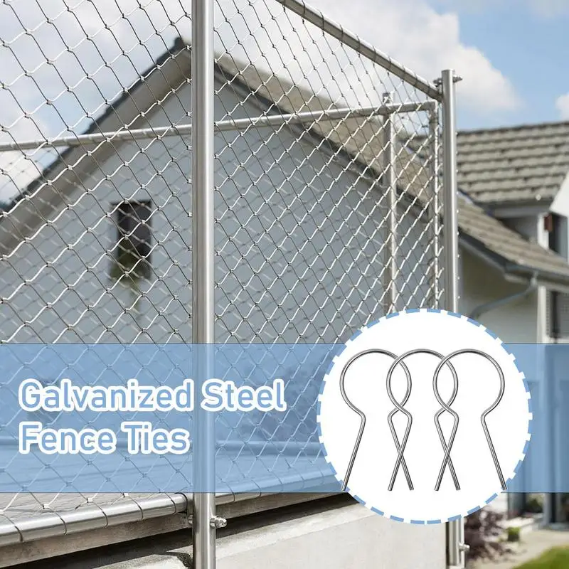 Chain Link Fence Ties 100 Pieces Galvanized Steel Fasteners Heavy Duty Fixer Sturdy Steel Cable Fixer Wire Fence Clips For
Chain Link Fence Ties 100 Pieces Galvanized Steel Fasteners Heavy Duty Fixer Sturdy Steel Cable Fixer Wire Fence Clips For