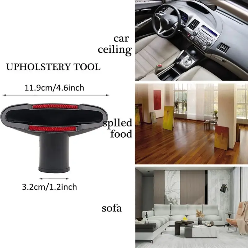 (A25M) Vacuum Cleaner Attachments for 32mm (1-1/4 Inch) Mini Brush Kit Attachment Flexible Crevice Tool
(A25M) Vacuum Cleaner Attachments for 32mm (1-1/4 Inch) Mini Brush Kit Attachment Flexible Crevice Tool