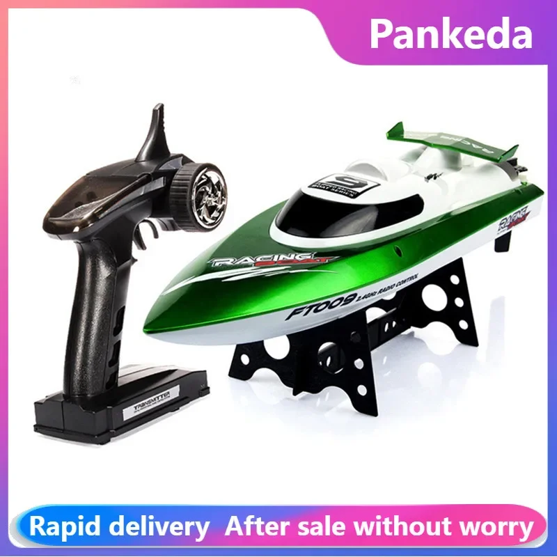 FT009 2.4GHz 30KM/H Remote Control High Speed Speedboat Racing Toy RC Racing Boat Rowing Model150M Control Distance Toys for Boy
FT009 2.4GHz 30KM/H Remote Control High Speed Speedboat Racing Toy RC Racing Boat Rowing Model150M Control Distance Toys for Boy