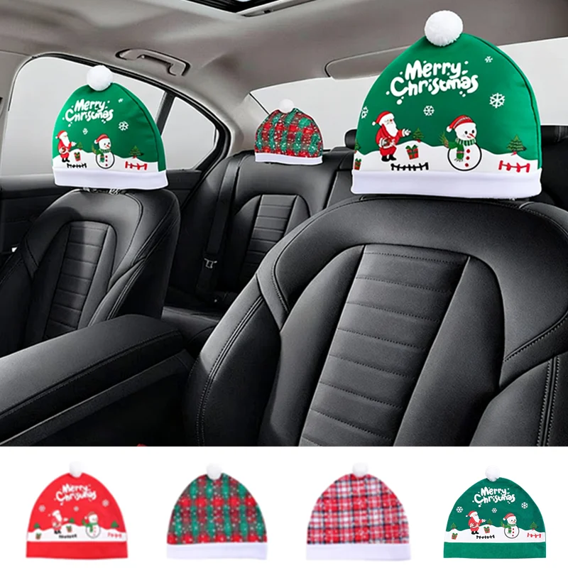Funny Christmas Hat Car Seat Headrest Covers for Car Interior Decorative Cove Universal Car Chair Cover Accessories
Funny Christmas Hat Car Seat Headrest Covers for Car Interior Decorative Cove Universal Car Chair Cover Accessories