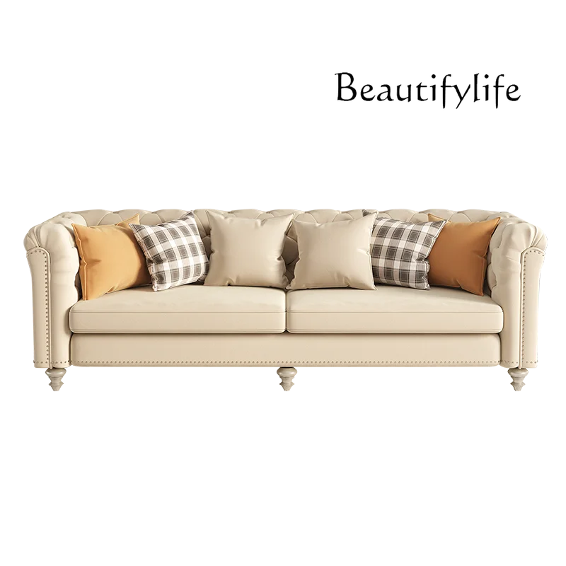 American light luxury modern simple multi-person sofa combination solid wood flannel buckle sponge soft bag living room
American light luxury modern simple multi-person sofa combination solid wood flannel buckle sponge soft bag living room