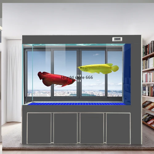 Super White Glass Fish Tank Living Room Large Floor Household Entrance Ecological Pot Bottom Filter Tank Aquarium
Super White Glass Fish Tank Living Room Large Floor Household Entrance Ecological Pot Bottom Filter Tank Aquarium
