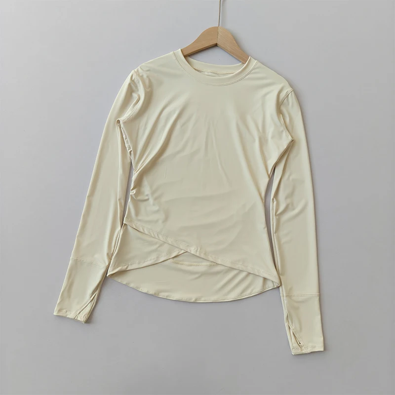 Slim Slimming Yoga Wear for Women Professional Training Pilates Fitness Tops T-shirts Outdoor Running Long-sleeved Sportswear
Slim Slimming Yoga Wear for Women Professional Training Pilates Fitness Tops T-shirts Outdoor Running Long-sleeved Sportswear