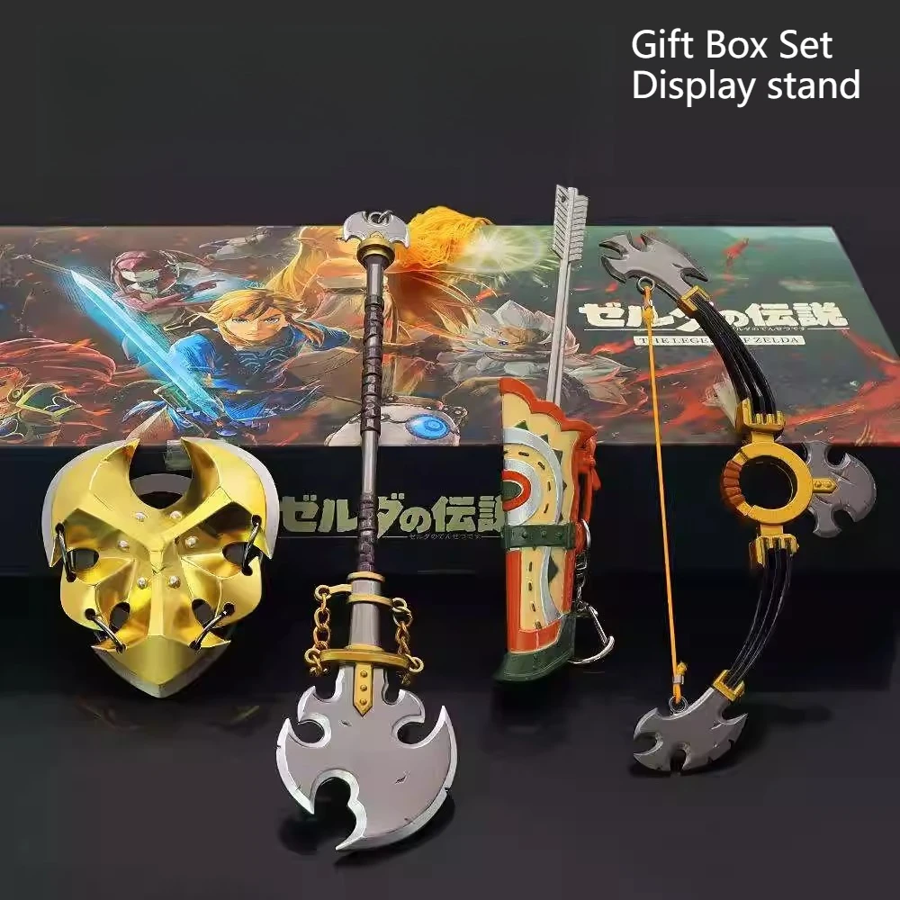 Tears of the Kingdom Game Peripherals Metal Sword Model Crafts Collection Toy Ornament with Display accessoires pour hommes
Tears of the Kingdom Game Peripherals Metal Sword Model Crafts Collection Toy Ornament with Display accessoires pour hommes