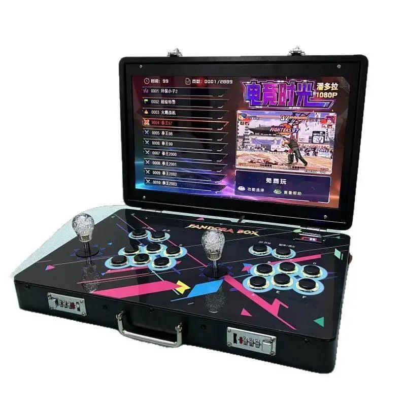 Portable Flip Folding Joystick Arcade Game Console with 14 Inch Screen and 21 Inch 3D WIFI Game Download
Portable Flip Folding Joystick Arcade Game Console with 14 Inch Screen and 21 Inch 3D WIFI Game Download