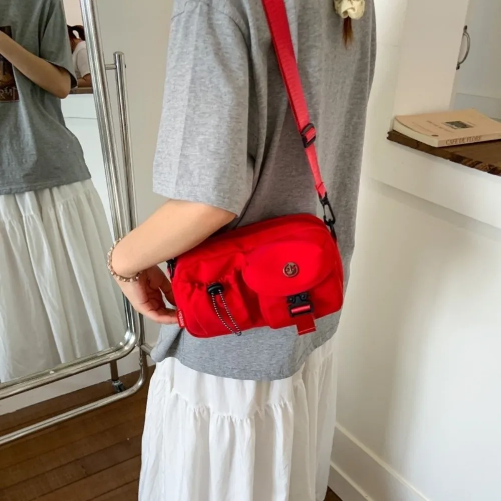 Simple Solid Color Light Weight Bag Leisure Multipocket Nylon Cross Body Bag Casual Adjustable Strap Women's Handbags Outdoor
Simple Solid Color Light Weight Bag Leisure Multipocket Nylon Cross Body Bag Casual Adjustable Strap Women's Handbags Outdoor