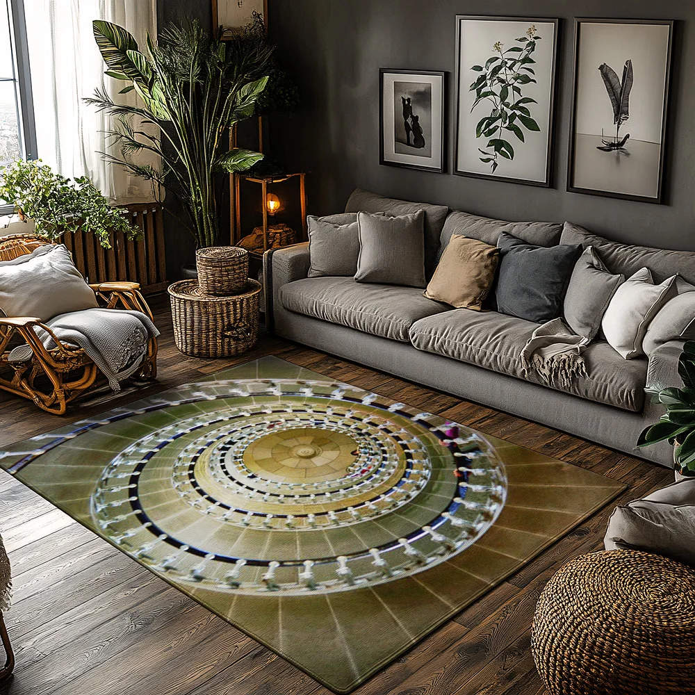 Tuniu Geometric Round Rug Non-Slip Home Floor Carpet Living Room Bedroom Mat Decoration
Tuniu Geometric Round Rug Non-Slip Home Floor Carpet Living Room Bedroom Mat Decoration