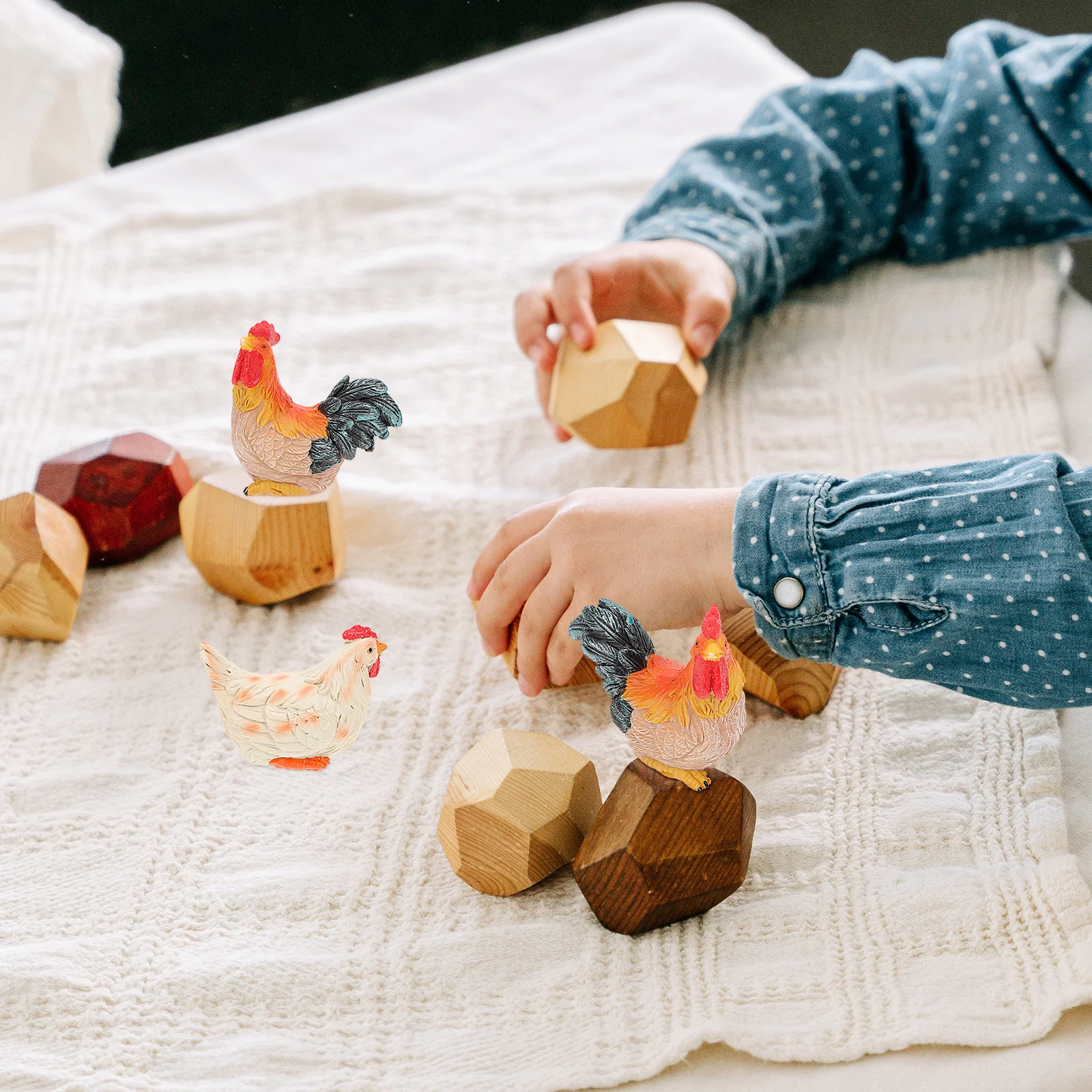 2Pcs Resin Rooster Hen Decor Durable Garden Courtyard Ornaments Chicken Adornments Compact Safe for Indoor Outdoor
2Pcs Resin Rooster Hen Decor Durable Garden Courtyard Ornaments Chicken Adornments Compact Safe for Indoor Outdoor