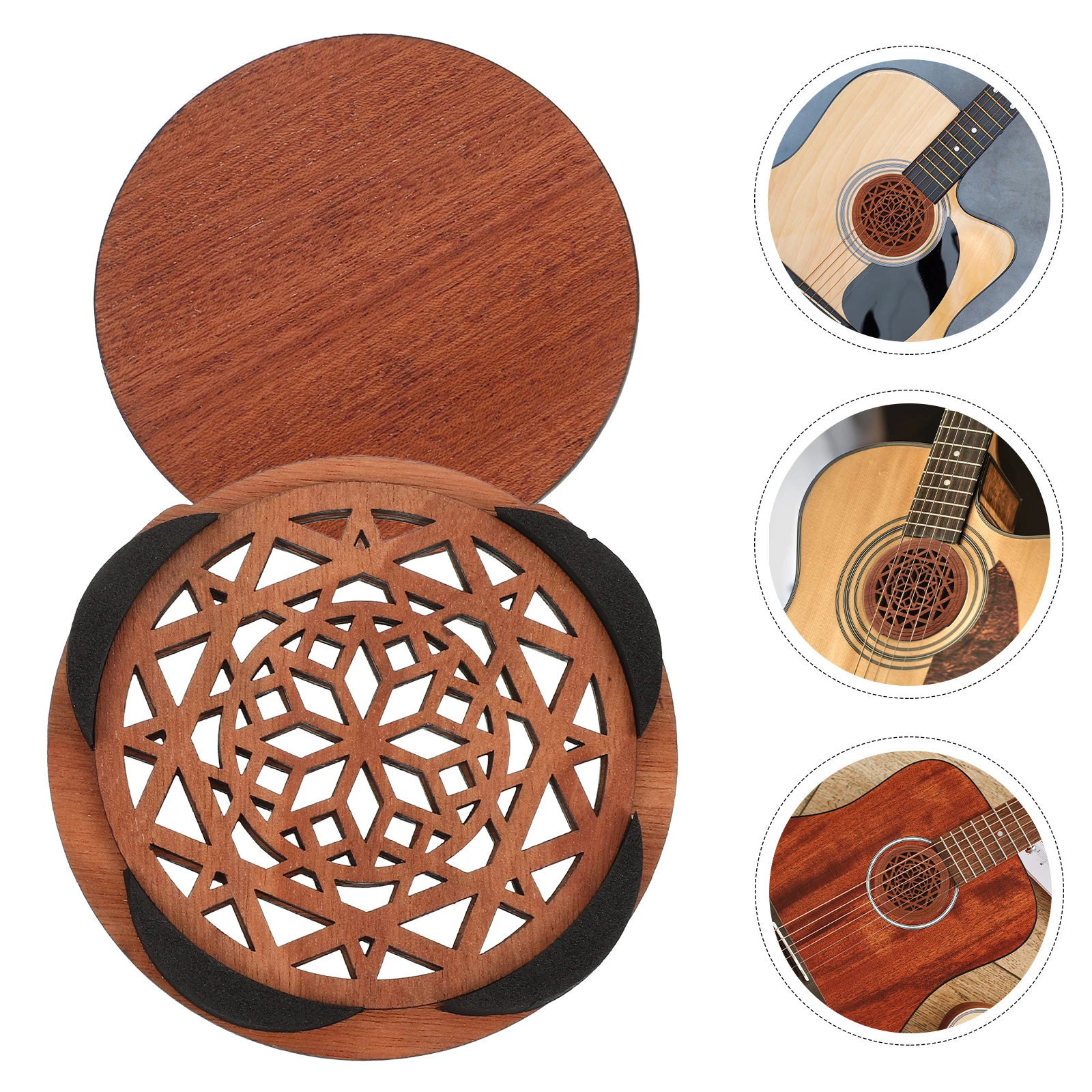 Wooden Soundhole Feedback Reducer Carved Wood Cover For Acoustic Electric Guitar Accessories Soundhole Cover For Guitar
Wooden Soundhole Feedback Reducer Carved Wood Cover For Acoustic Electric Guitar Accessories Soundhole Cover For Guitar