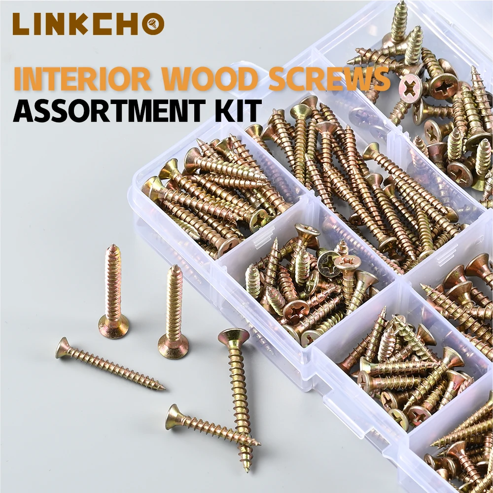 360pcs M3 M3.5 M4 Color Zinc High Strength Fiber Nail Set Carbon Steel Flat Head Cross Self-Tapping Screw Kit for HomeRenovation
360pcs M3 M3.5 M4 Color Zinc High Strength Fiber Nail Set Carbon Steel Flat Head Cross Self-Tapping Screw Kit for HomeRenovation