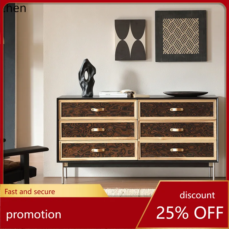 CZ Vintage Six-Drawer Cabinet Storage Mid-Century Bedside Bedroom Chest of Drawers Solid Wood Storage Cabinet
CZ Vintage Six-Drawer Cabinet Storage Mid-Century Bedside Bedroom Chest of Drawers Solid Wood Storage Cabinet