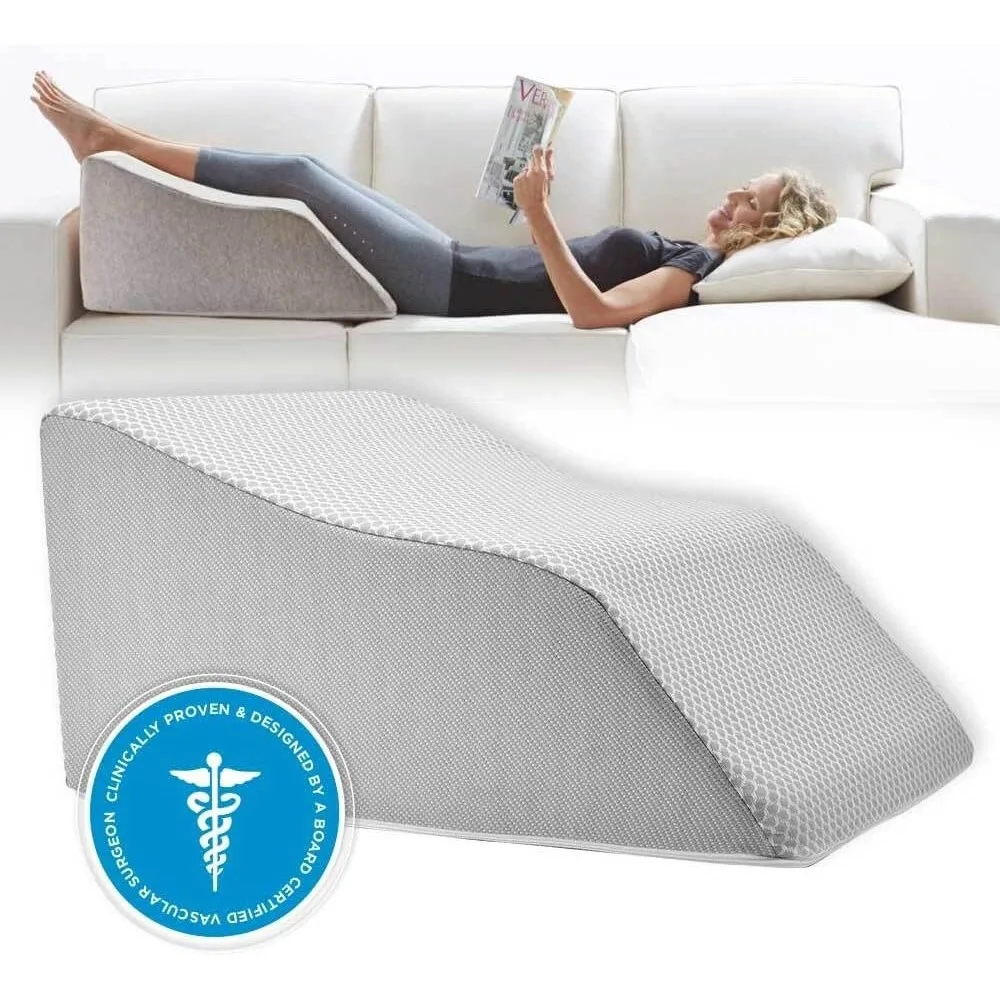 Elevating Leg Rest Wedge Pillow with Memory Foam, Heather Grey, Small, Wide
Elevating Leg Rest Wedge Pillow with Memory Foam, Heather Grey, Small, Wide