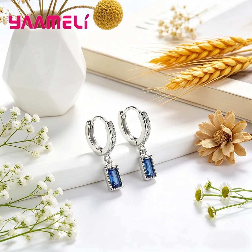 Luxury Crystal Earrings For Women Girls Wedding Trend Fashion Jewelry 925 Sterling Silver Valentines Day Gift Wholesale
Luxury Crystal Earrings For Women Girls Wedding Trend Fashion Jewelry 925 Sterling Silver Valentines Day Gift Wholesale
