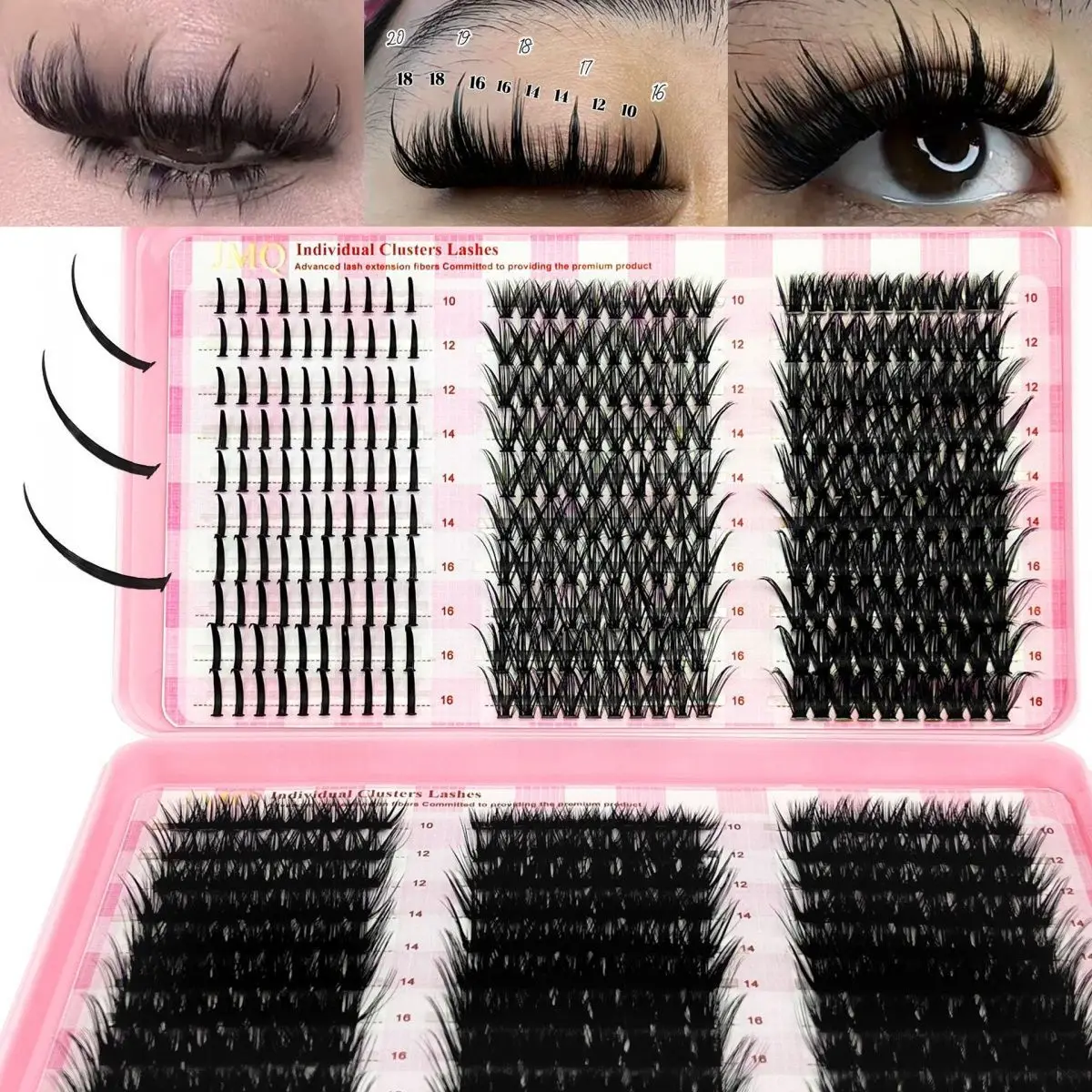 3D Messy Soft Mink Texture Individual Cluster False Eyelashes Large Capacity Self Grafting Makeup Set for Eyelash Extensions
3D Messy Soft Mink Texture Individual Cluster False Eyelashes Large Capacity Self Grafting Makeup Set for Eyelash Extensions