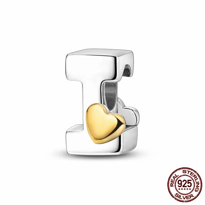 This S925 sterling silver heart-shaped letter I charm paired with an original bracelet is a DIY jewelry gift perfect for women.T
This S925 sterling silver heart-shaped letter I charm paired with an original bracelet is a DIY jewelry gift perfect for women.T