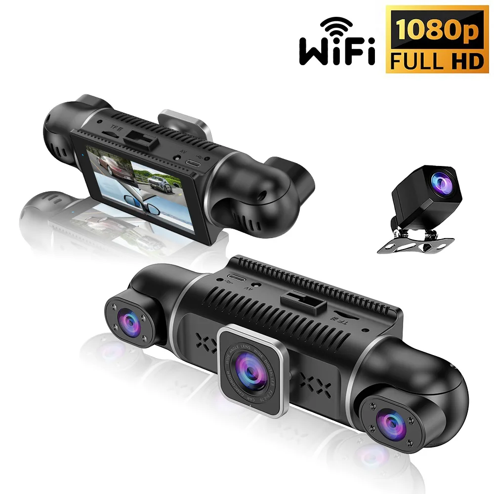 360 panoramic driving camera recorder high definition night vision 4-way camera wifi sentinel mode reversing image
360 panoramic driving camera recorder high definition night vision 4-way camera wifi sentinel mode reversing image
