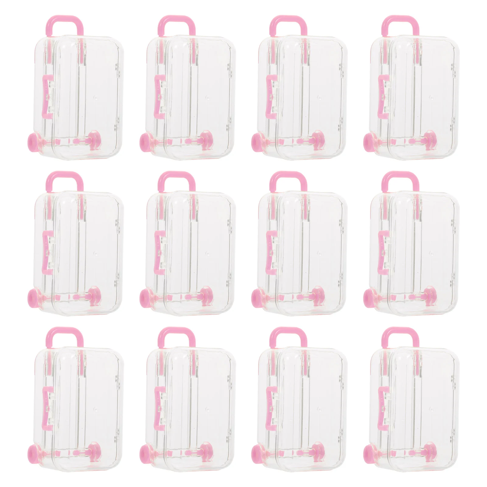 12 Pcs Trolley Case Wedding Candies Box Small Gift Boxes Favor Necklace Decor Candy Holders Birthday Festival Decorations
12 Pcs Trolley Case Wedding Candies Box Small Gift Boxes Favor Necklace Decor Candy Holders Birthday Festival Decorations