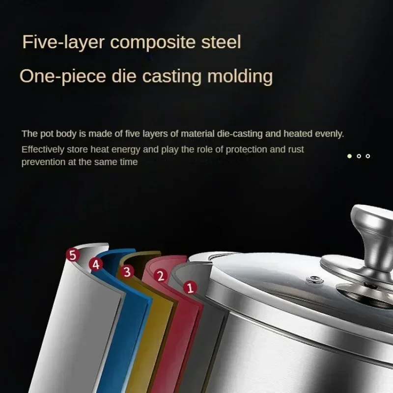 Soup Pot Milk Pot 316 Stainless Steel Pot Non Stick Pots Uncoated Milk Pan for Baby Perfect for Cooking Noodles Milk Steamer
Soup Pot Milk Pot 316 Stainless Steel Pot Non Stick Pots Uncoated Milk Pan for Baby Perfect for Cooking Noodles Milk Steamer