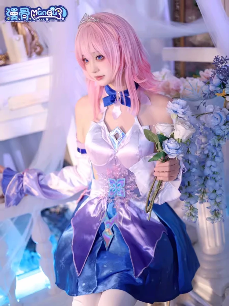 March 7th Cosplay Honkai Star Rail Anime Women Sweet Dress Uniform with Wig Carnival Halloween Costumes Role Play Clothing
March 7th Cosplay Honkai Star Rail Anime Women Sweet Dress Uniform with Wig Carnival Halloween Costumes Role Play Clothing