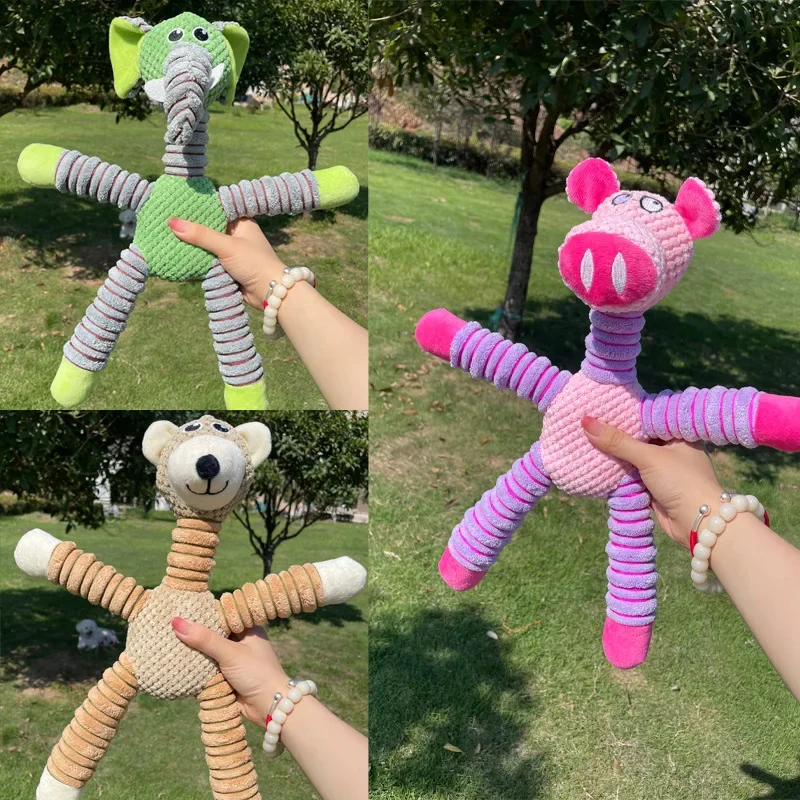 Indestructible Squeaky Dog Toys for Large Dogs Soft Plush Chew Toys Teething Dental Training Toys for Aggressive Chewers
Indestructible Squeaky Dog Toys for Large Dogs Soft Plush Chew Toys Teething Dental Training Toys for Aggressive Chewers