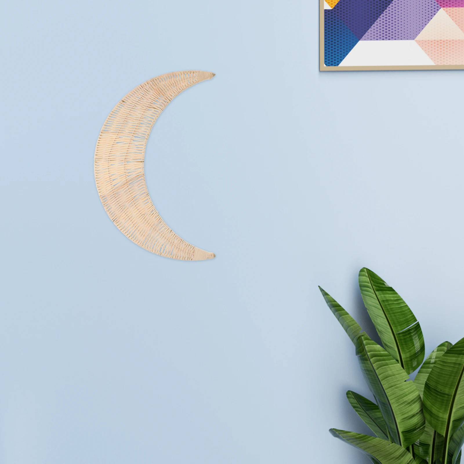 Moon Wall Decor Handmade Rattan Wreath Beige Boho Nursery Rustic Wicker Ornaments Simple Installation Versatile Home Decor
Moon Wall Decor Handmade Rattan Wreath Beige Boho Nursery Rustic Wicker Ornaments Simple Installation Versatile Home Decor